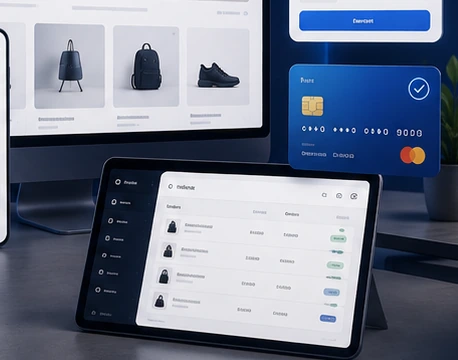Product catalogue and order-management screens for ongoing eCommerce store support.